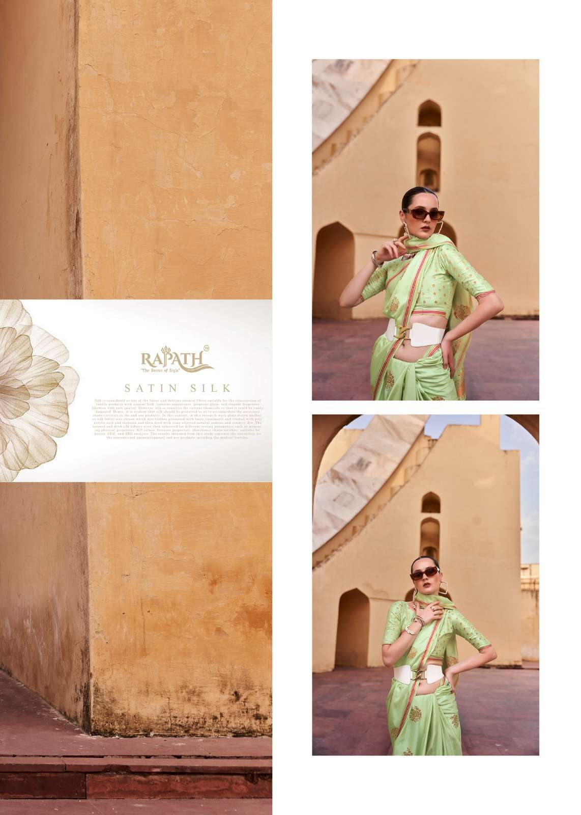 RAJPATH LAUNCHING NEW PURE SATTIN WITH COPPER ZARI SAREE COLLECTION
