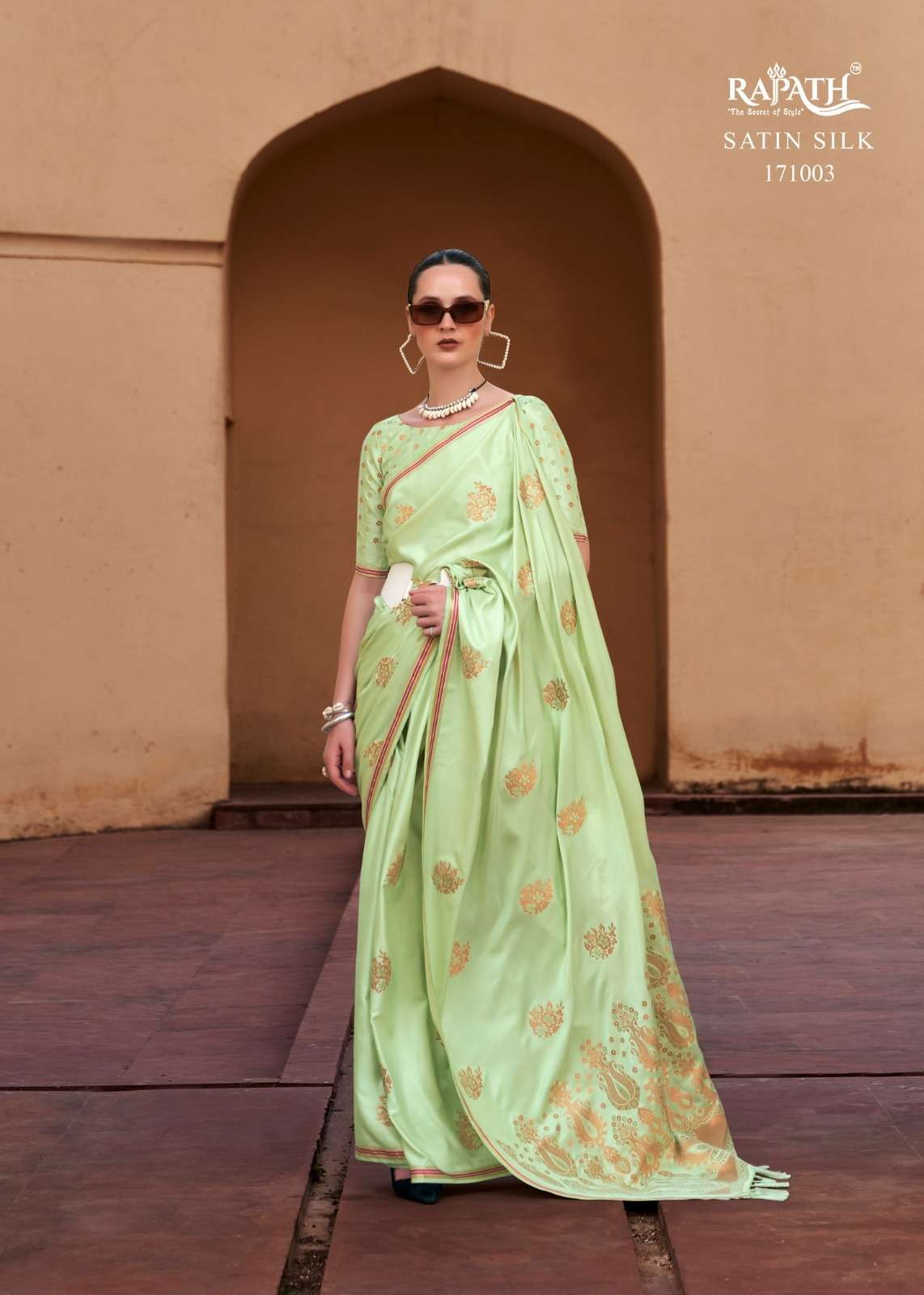 RAJPATH LAUNCHING NEW PURE SATTIN WITH COPPER ZARI SAREE COLLECTION