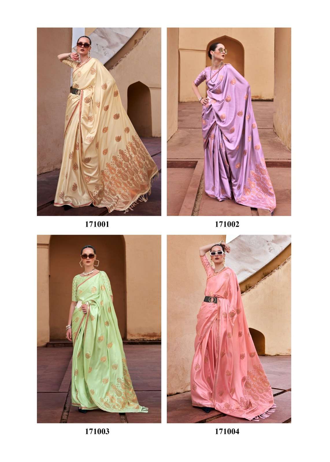 RAJPATH LAUNCHING NEW PURE SATTIN WITH COPPER ZARI SAREE COLLECTION