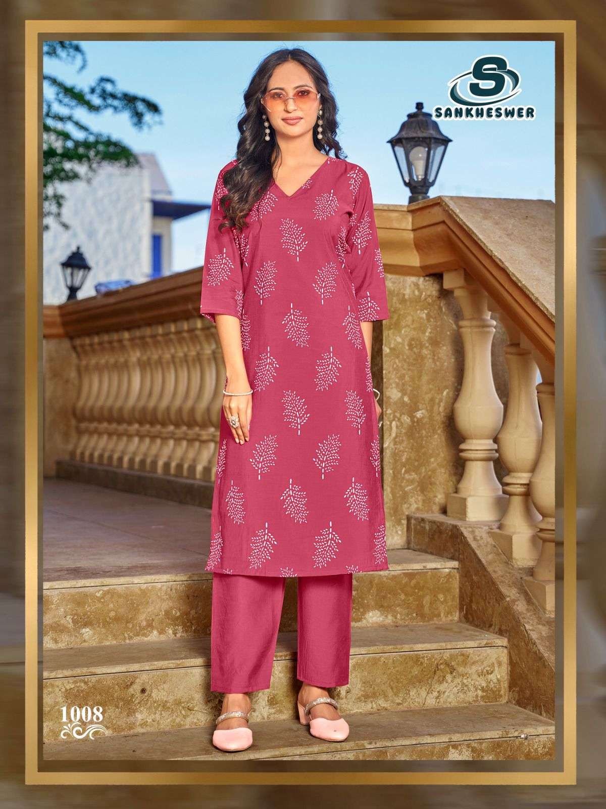  SANKHESWER LAUNCHING ROMAN SILK WITH LINING KURTI SET VAANI VOL-1