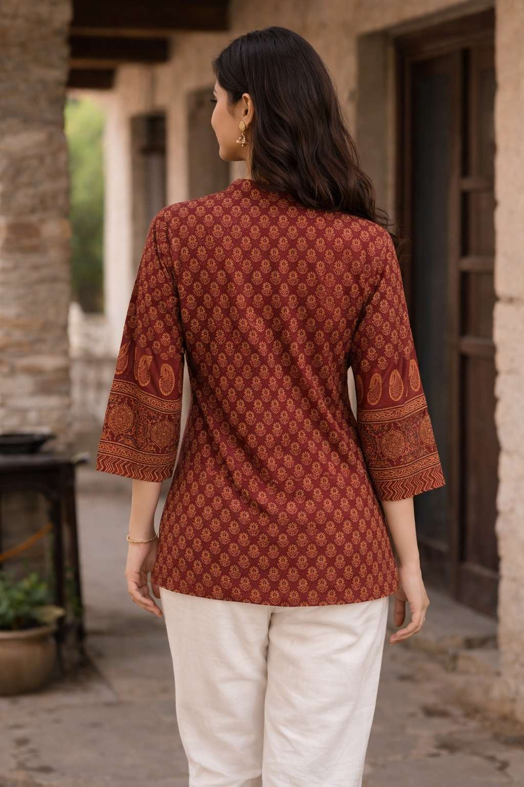 SOFT PURE COTTON AJRAKH PRINT AND COMFORTABLE FABRIC FOR DAILY WEAR