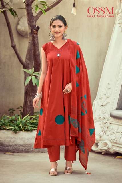 SUMMER PREMIUM COTTON ANARKALI STYLE FANCY DRESS COLLECTION MAHIYA VOL-2