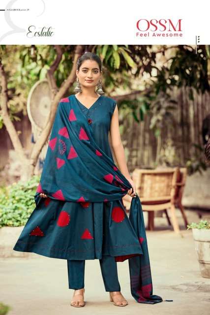 SUMMER PREMIUM COTTON ANARKALI STYLE FANCY DRESS COLLECTION MAHIYA VOL-2