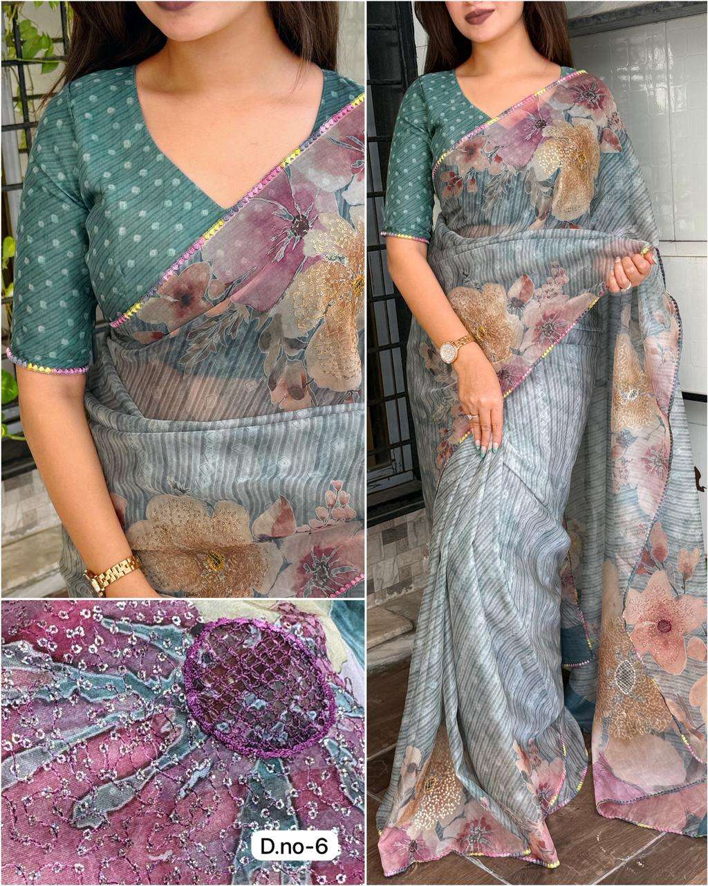 TEXOFAB LAUNCHING GLASS ORGANZA SAREE WITH GLASS ORGANZA BLOUSE COLLECTION