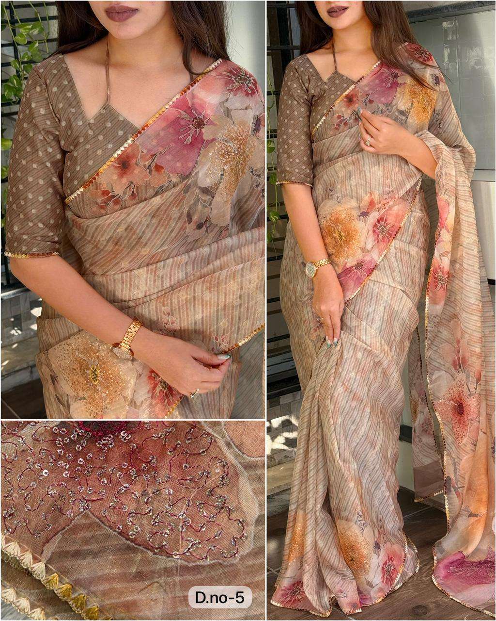 TEXOFAB LAUNCHING GLASS ORGANZA SAREE WITH GLASS ORGANZA BLOUSE COLLECTION