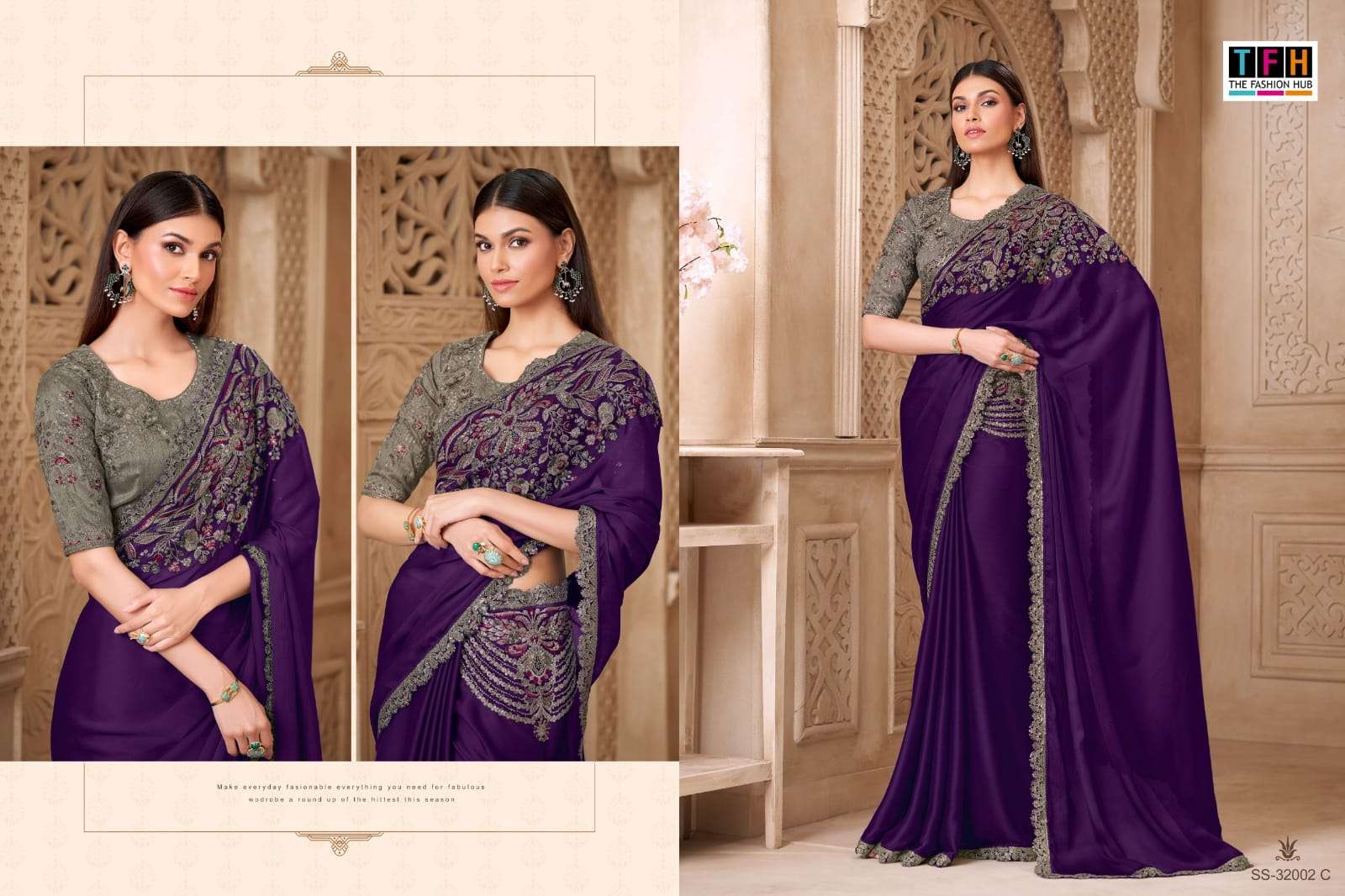 TFH LAUNCHING SATIN SILK SAREE COLLECTION 