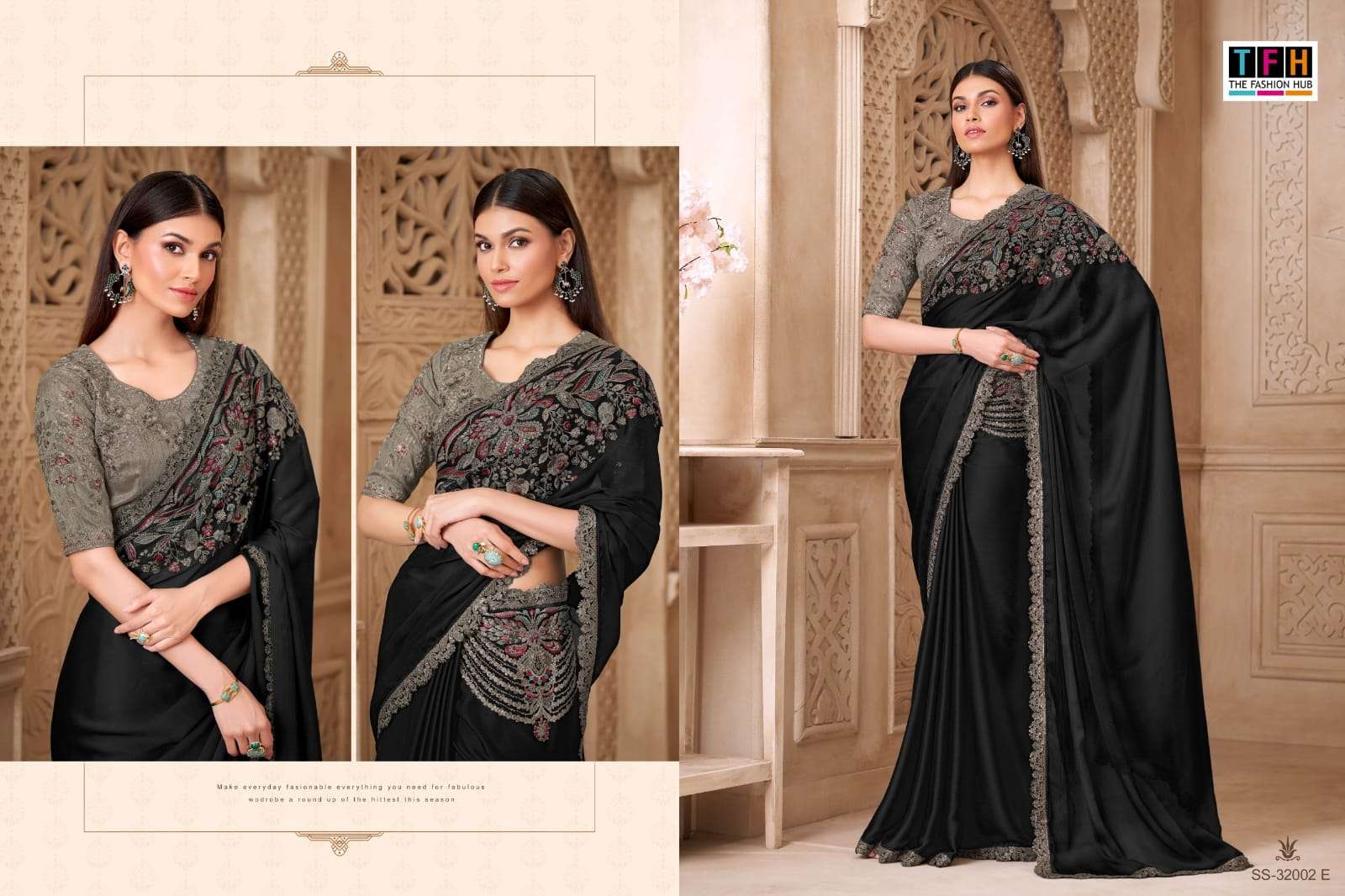 TFH LAUNCHING SATIN SILK SAREE COLLECTION 