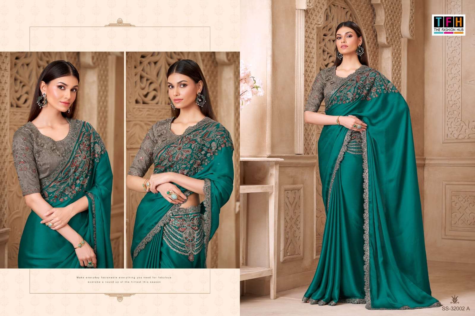 TFH LAUNCHING SATIN SILK SAREE COLLECTION 