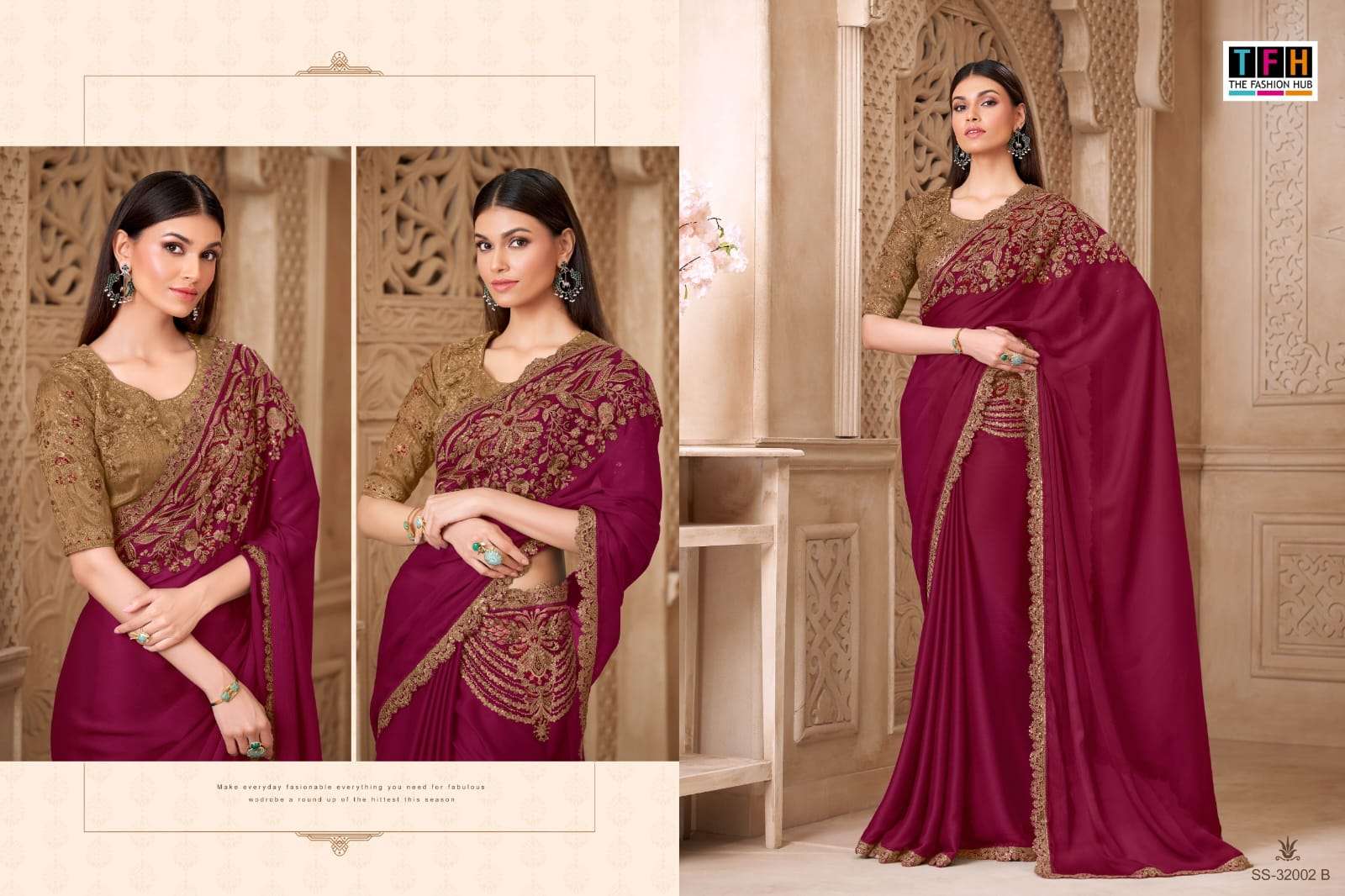 TFH LAUNCHING SATIN SILK SAREE COLLECTION 