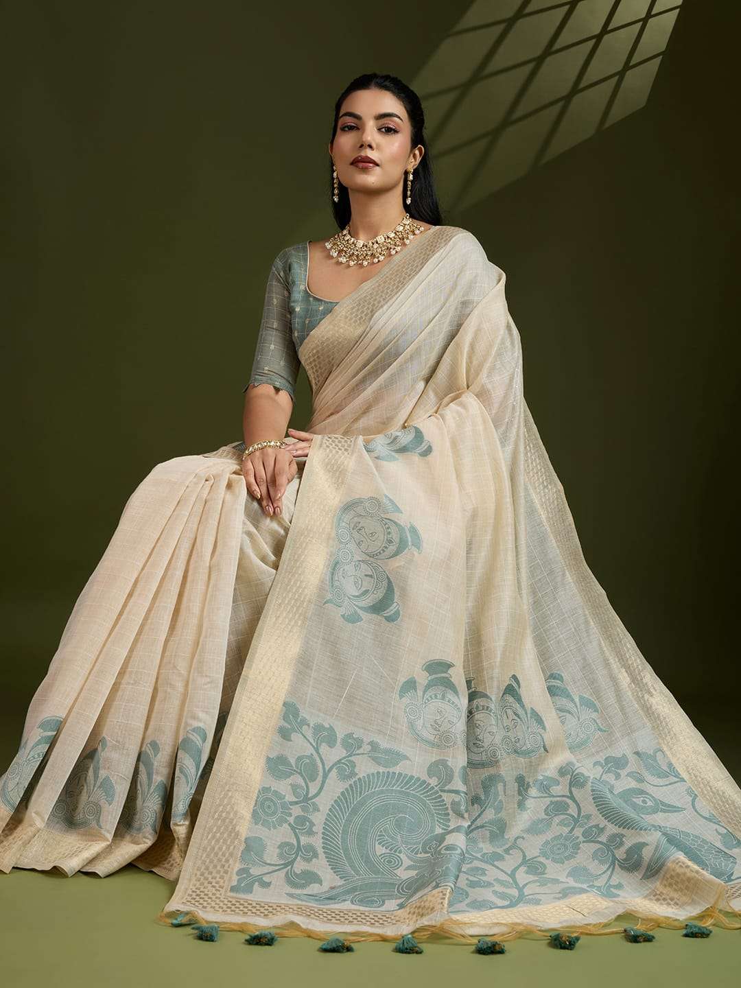 TRADITIONAL CONCEPT SAREE WITH PREMIUM SOFT MUGA COTTON 