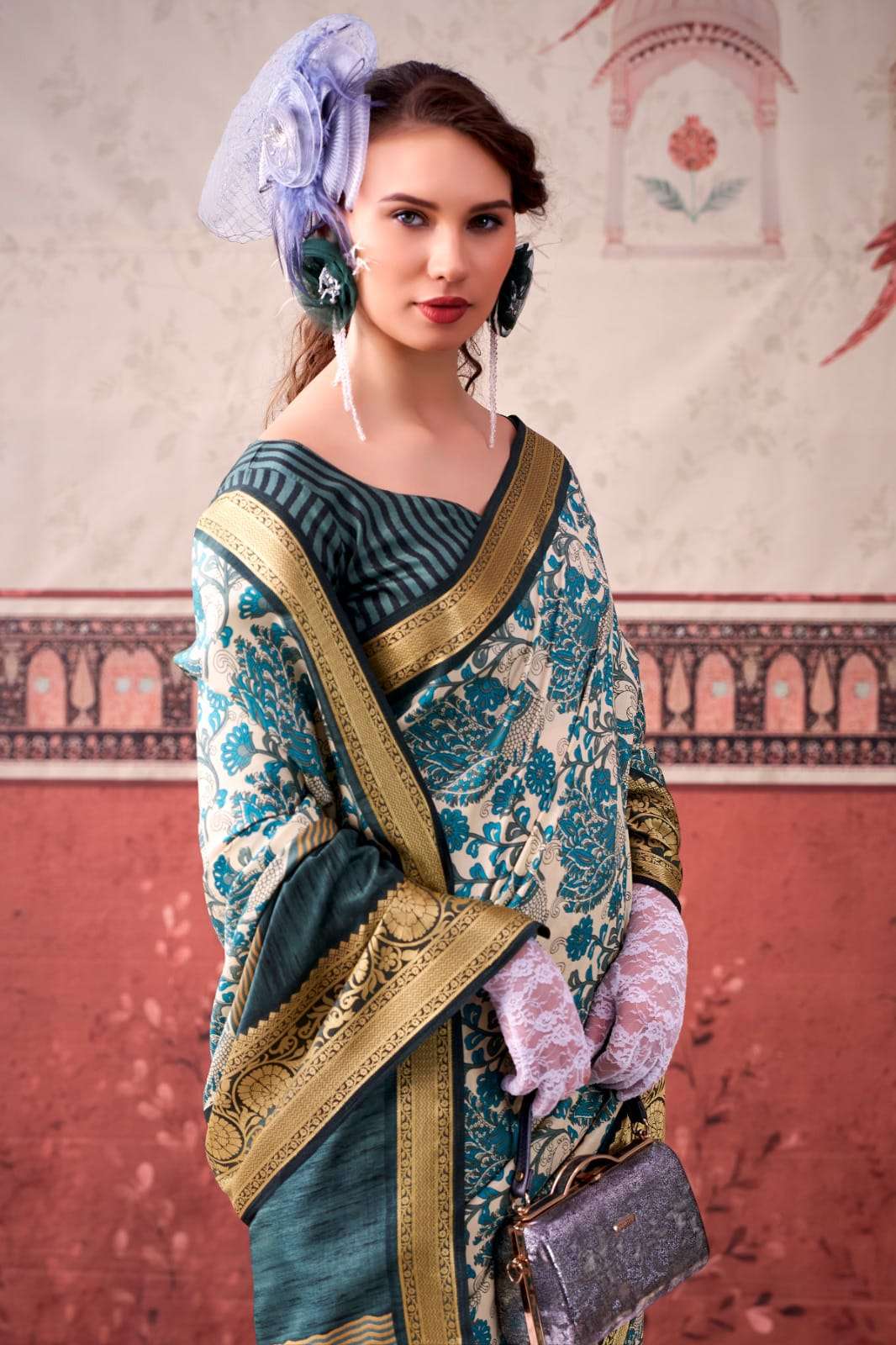 TRADITIONAL TASAR SILK PRINTED SAREE COLLECTION BY YAMISHA