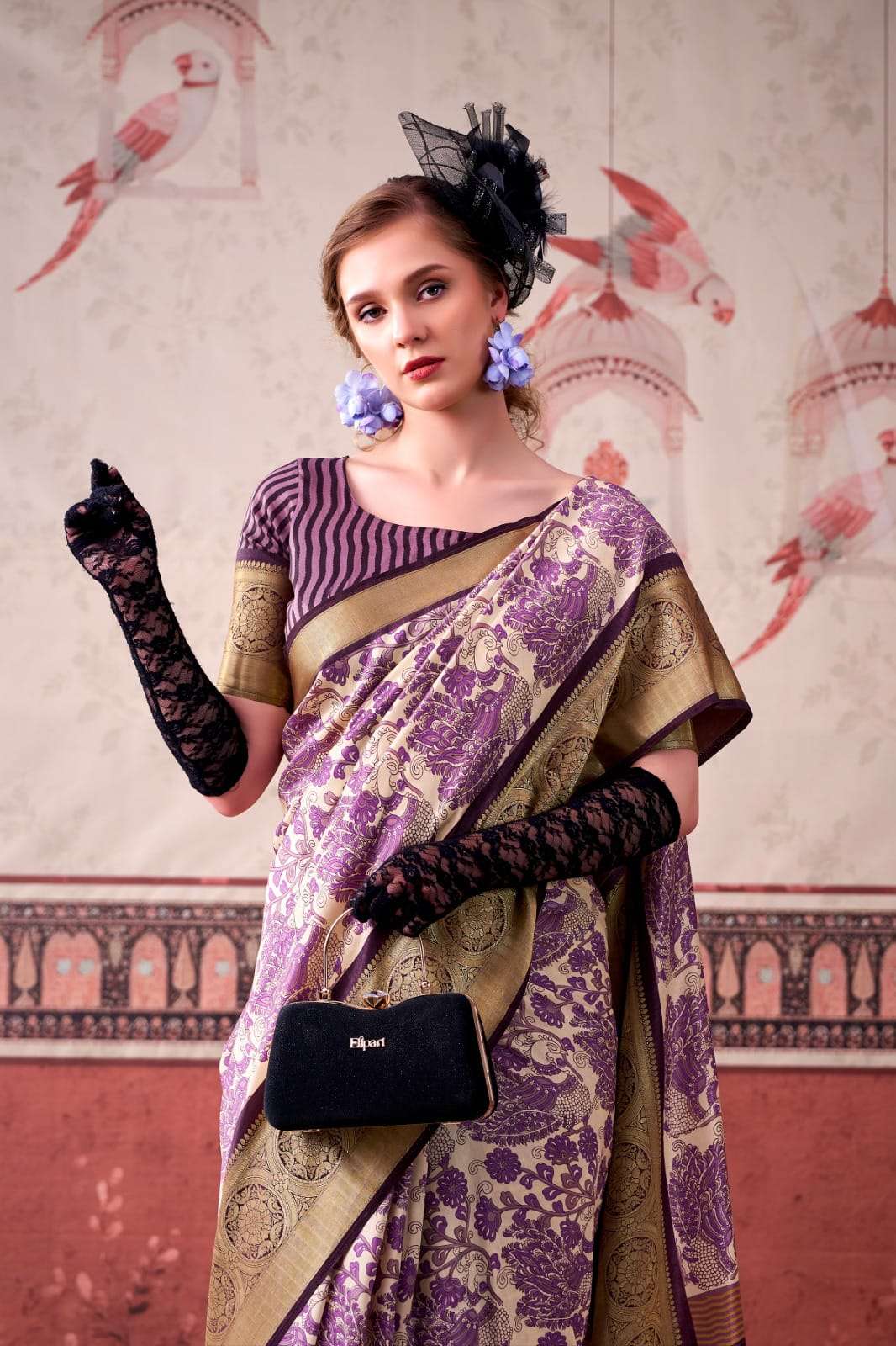 TRADITIONAL TASAR SILK PRINTED SAREE COLLECTION BY YAMISHA