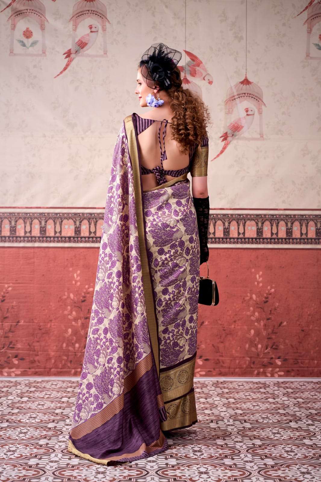 TRADITIONAL TASAR SILK PRINTED SAREE COLLECTION BY YAMISHA