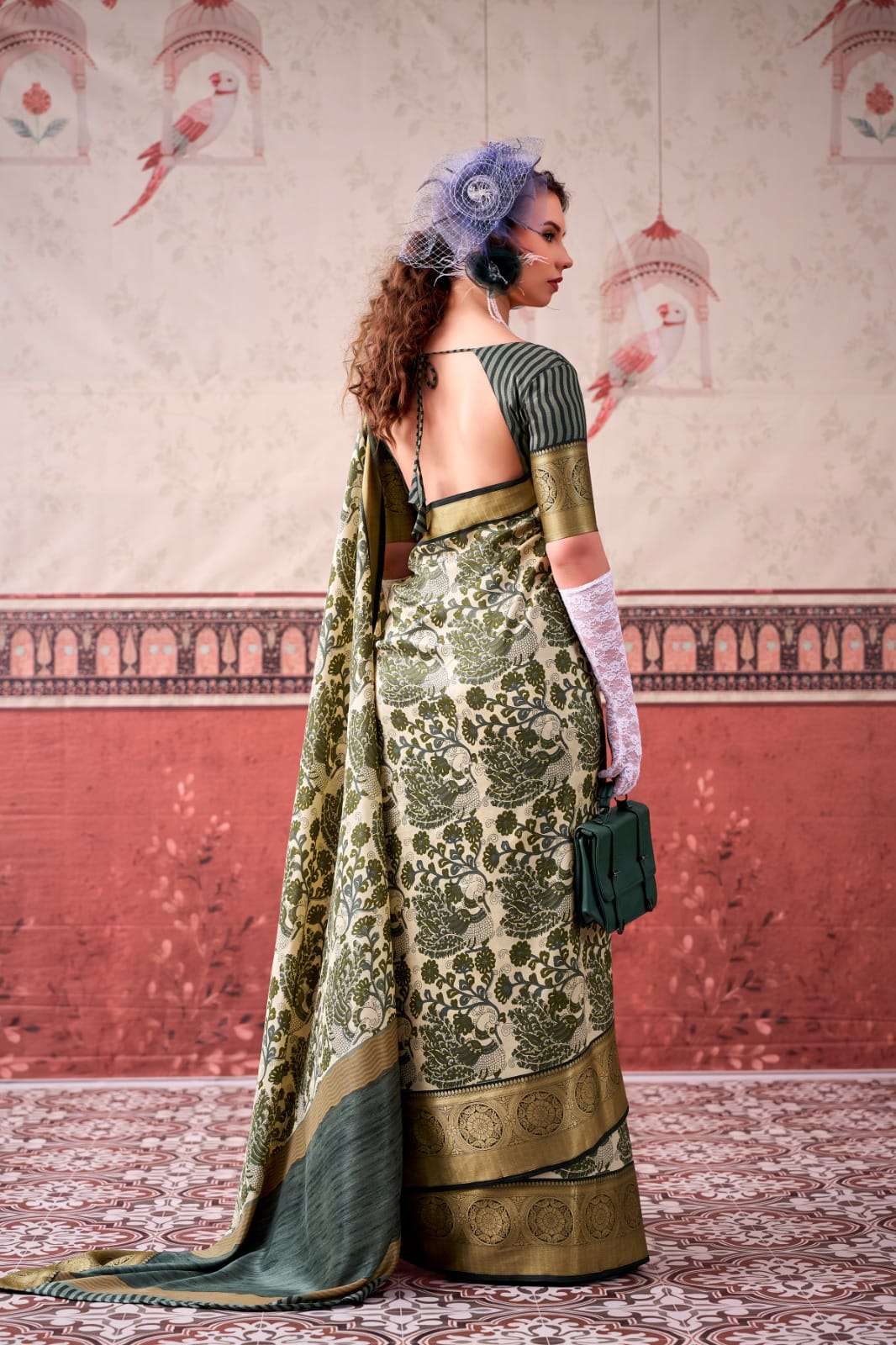 TRADITIONAL TASAR SILK PRINTED SAREE COLLECTION BY YAMISHA