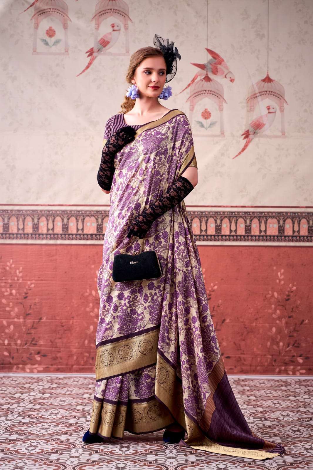 TRADITIONAL TASAR SILK PRINTED SAREE COLLECTION BY YAMISHA