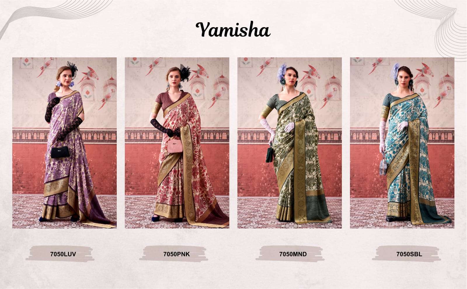 TRADITIONAL TASAR SILK PRINTED SAREE COLLECTION BY YAMISHA