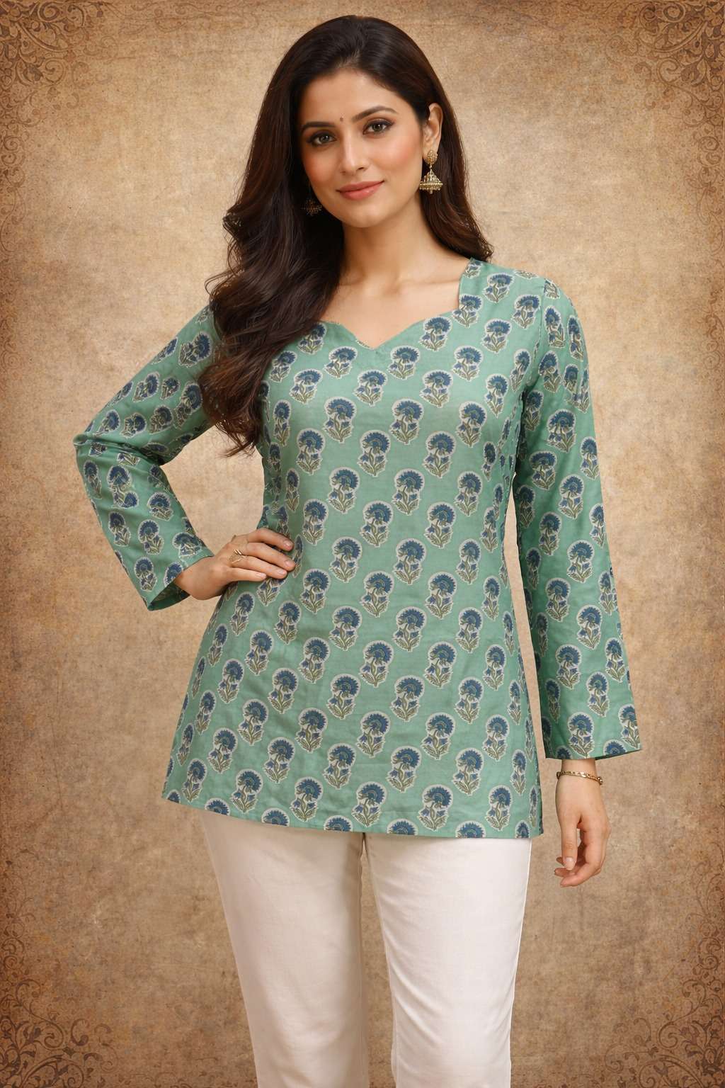 TREANDING SHORT KURTI COMFORTABLE TO DAILY WEAR