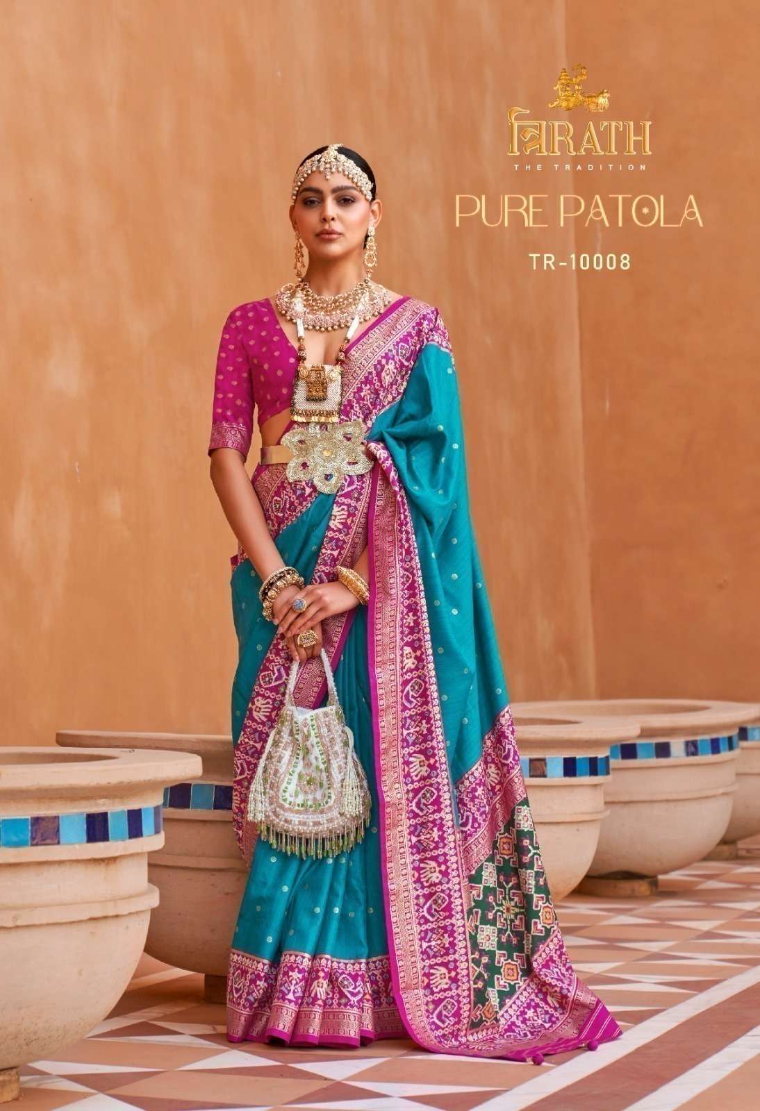 TRIRATH LAUNCHING MERCERIZE SIGMA SILK SAREE PURE PATOLA CATALOG