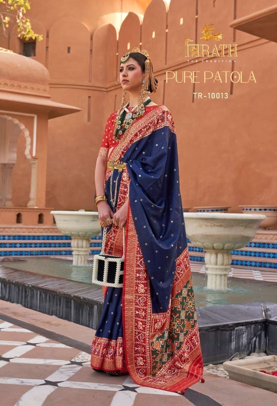 TRIRATH LAUNCHING MERCERIZE SIGMA SILK SAREE PURE PATOLA CATALOG