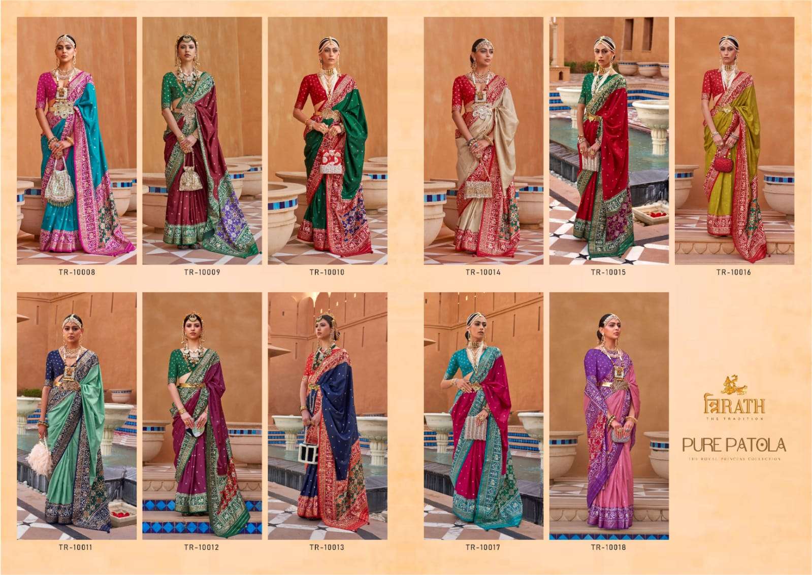 TRIRATH LAUNCHING MERCERIZE SIGMA SILK SAREE PURE PATOLA CATALOG