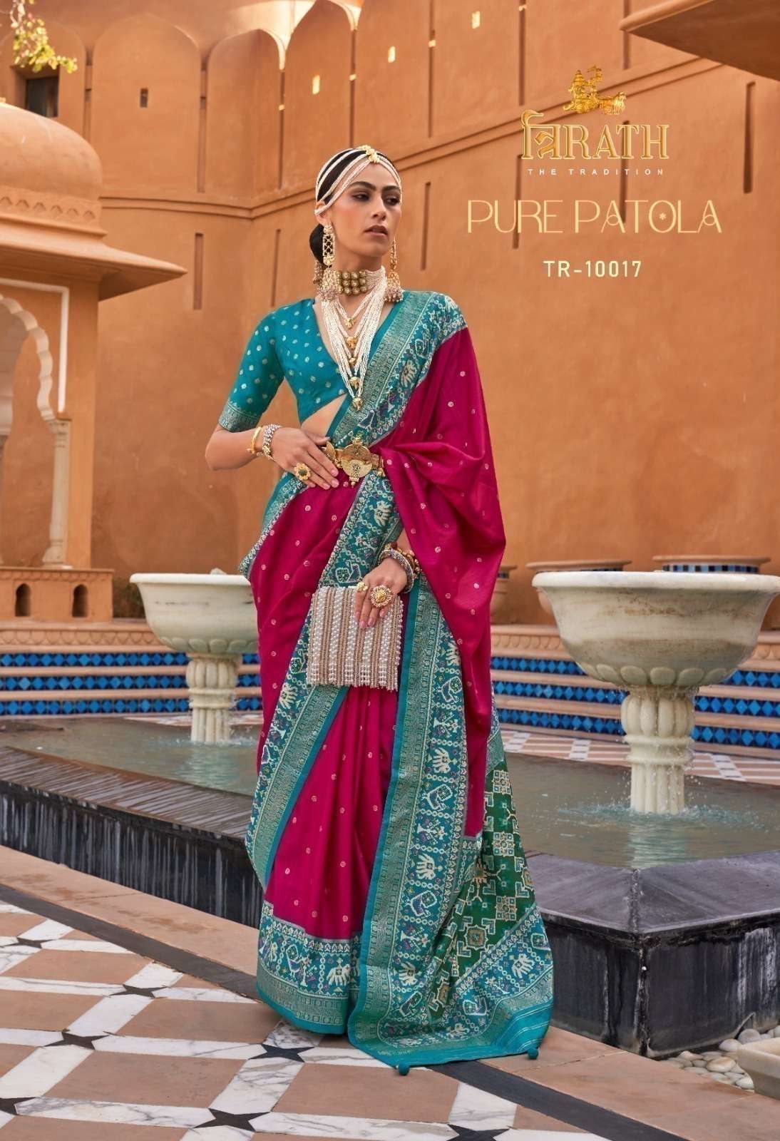 TRIRATH LAUNCHING MERCERIZE SIGMA SILK SAREE PURE PATOLA CATALOG