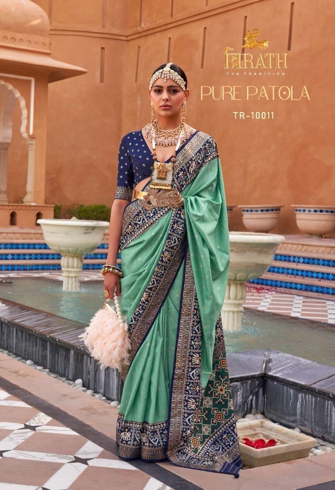 TRIRATH LAUNCHING MERCERIZE SIGMA SILK SAREE PURE PATOLA CATALOG
