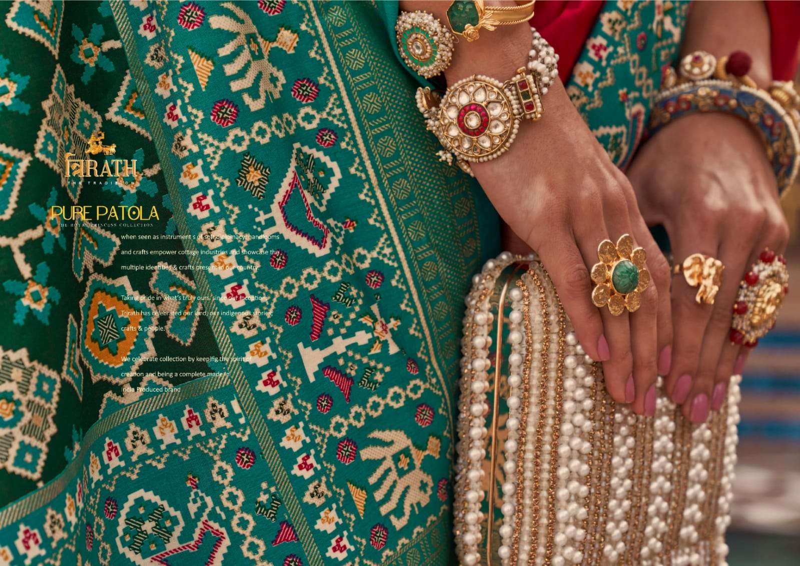 TRIRATH LAUNCHING MERCERIZE SIGMA SILK SAREE PURE PATOLA CATALOG