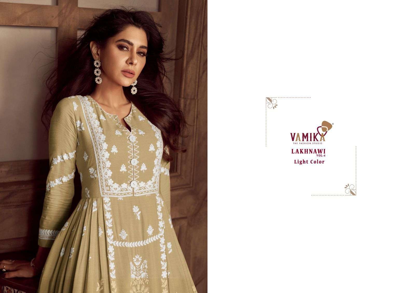 VAMIKA LAUNCHING NEW HEAVY RAYON KURTI 2PCS CONCEPT LAKHNAVI VOL-4
