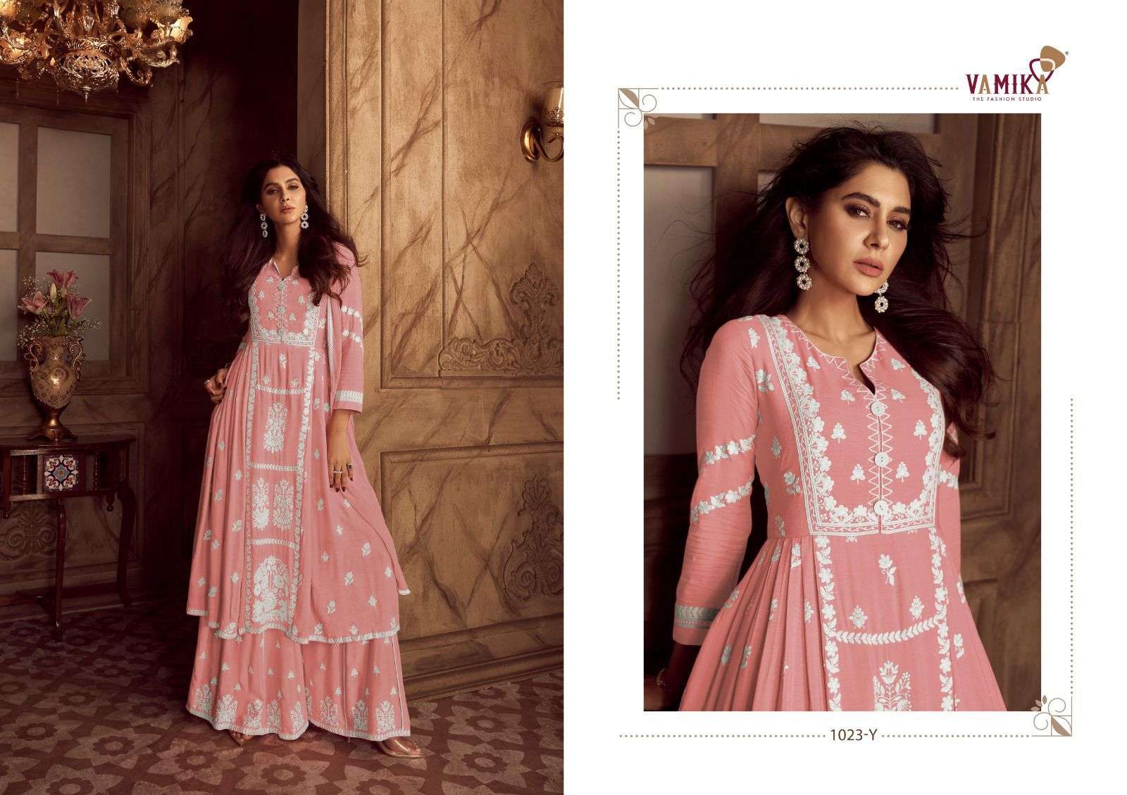 VAMIKA LAUNCHING NEW HEAVY RAYON KURTI 2PCS CONCEPT LAKHNAVI VOL-4