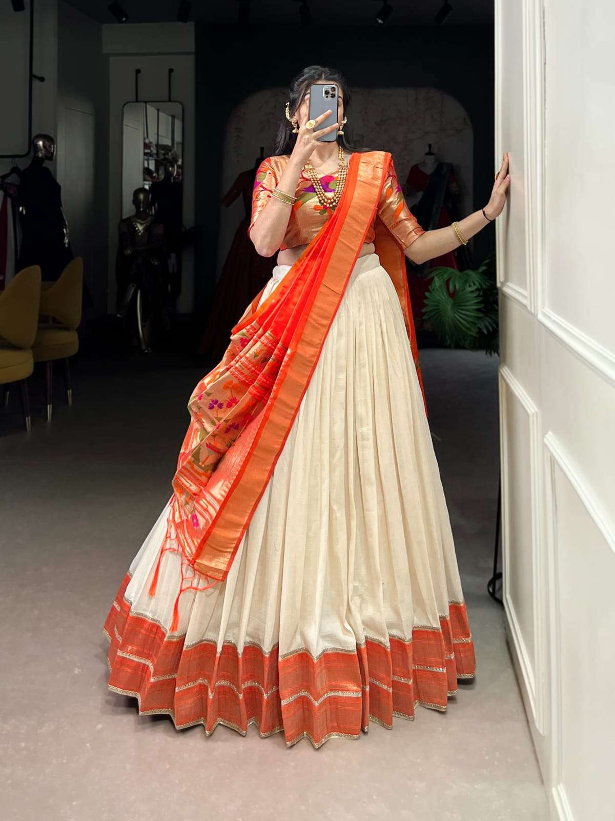 VICHITRA SILK PERFECT LEHENGA FOR WEDDINGS AND FESTIVALS 