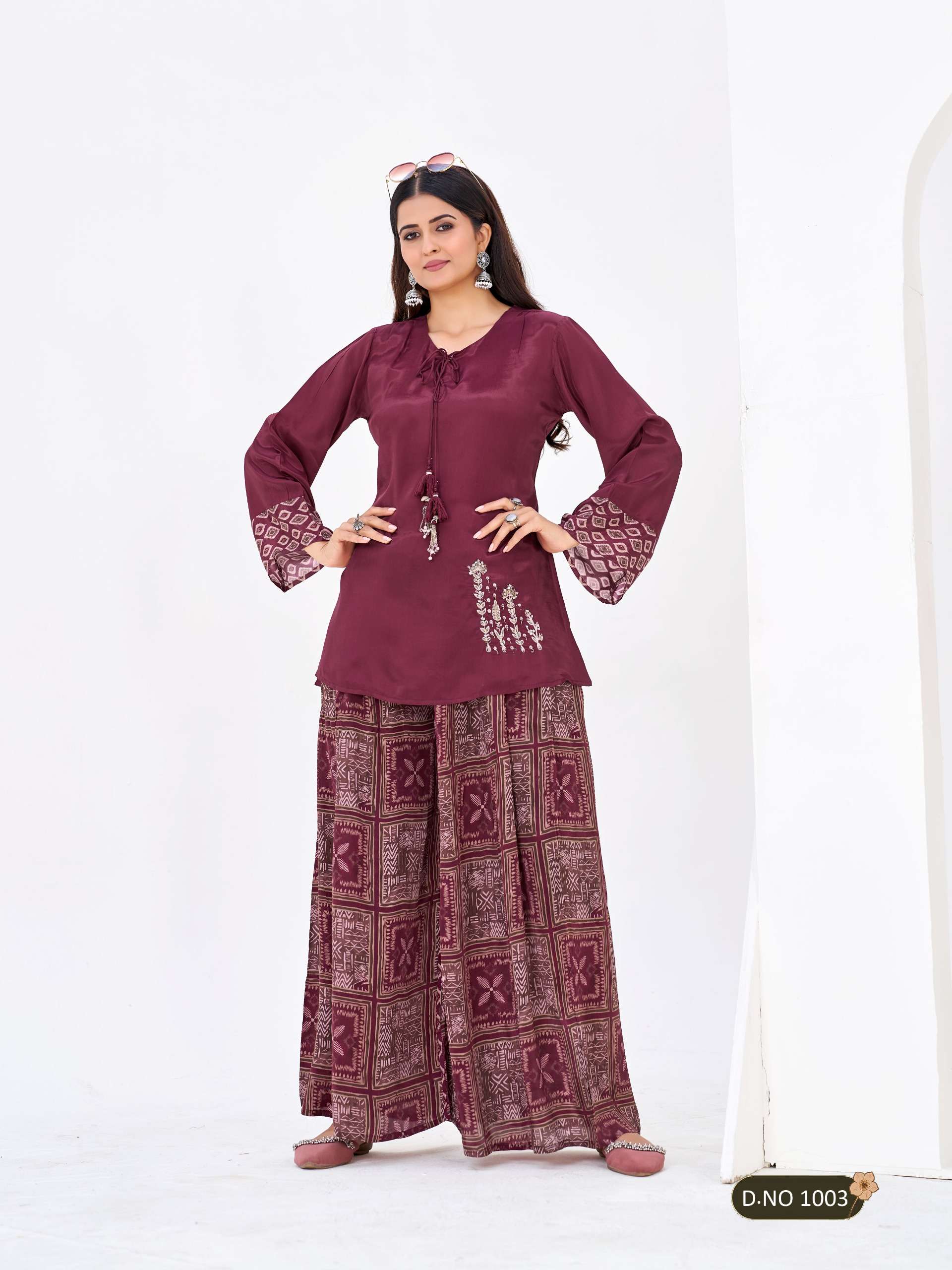  Veluora Vol-1  Festival & Summer special premium collection  Stylish aur comfortable plazo set collection by Texofab 
