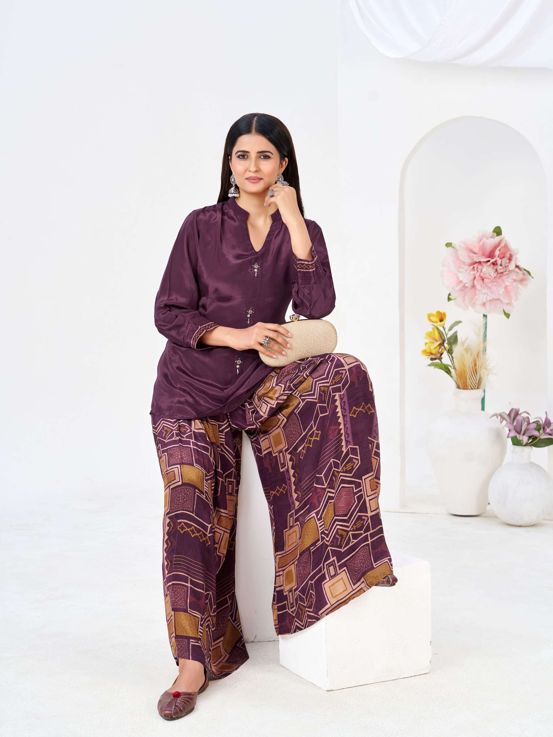  Veluora Vol-1  Festival & Summer special premium collection  Stylish aur comfortable plazo set collection by Texofab 