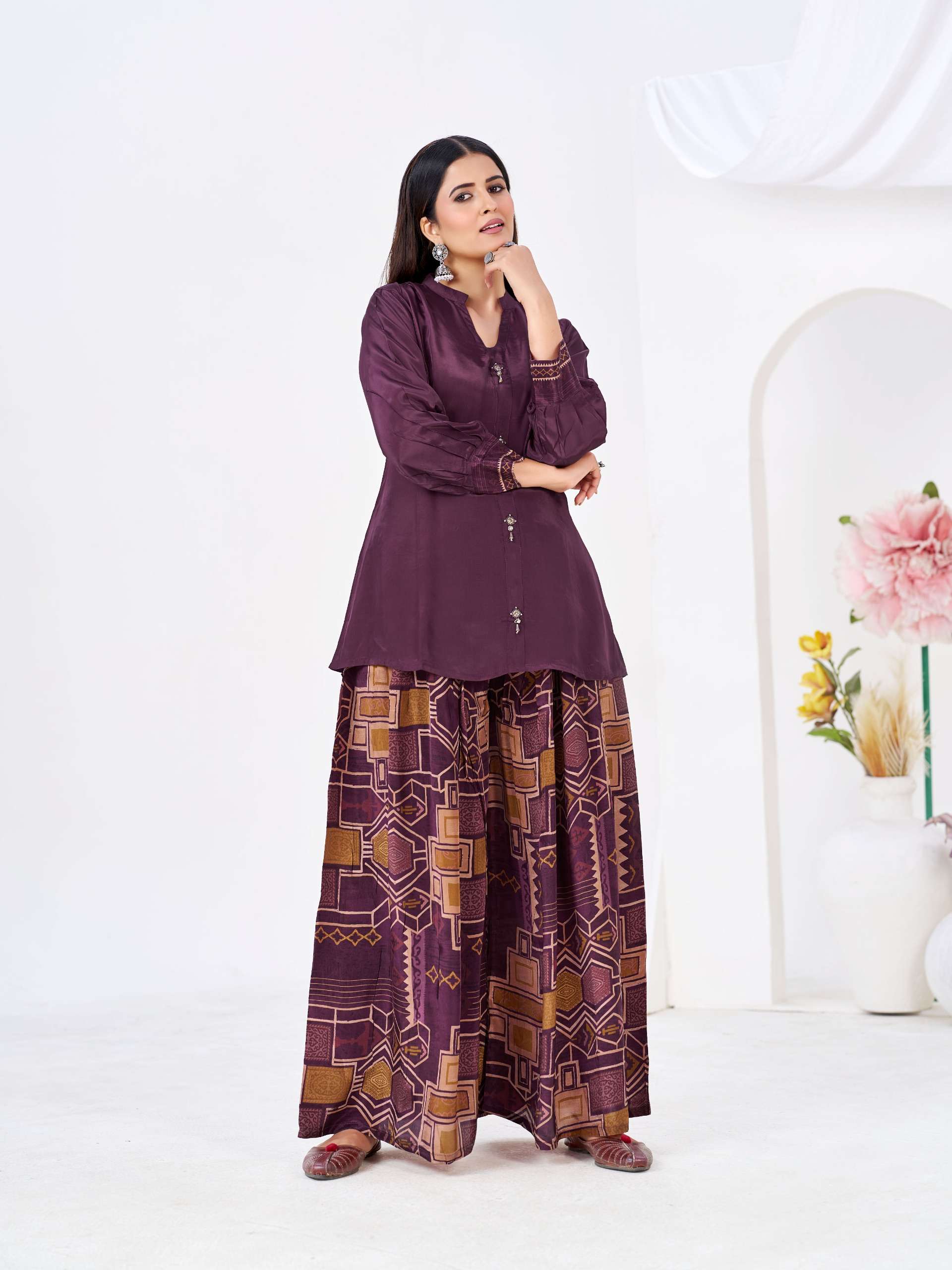  Veluora Vol-1  Festival & Summer special premium collection  Stylish aur comfortable plazo set collection by Texofab 
