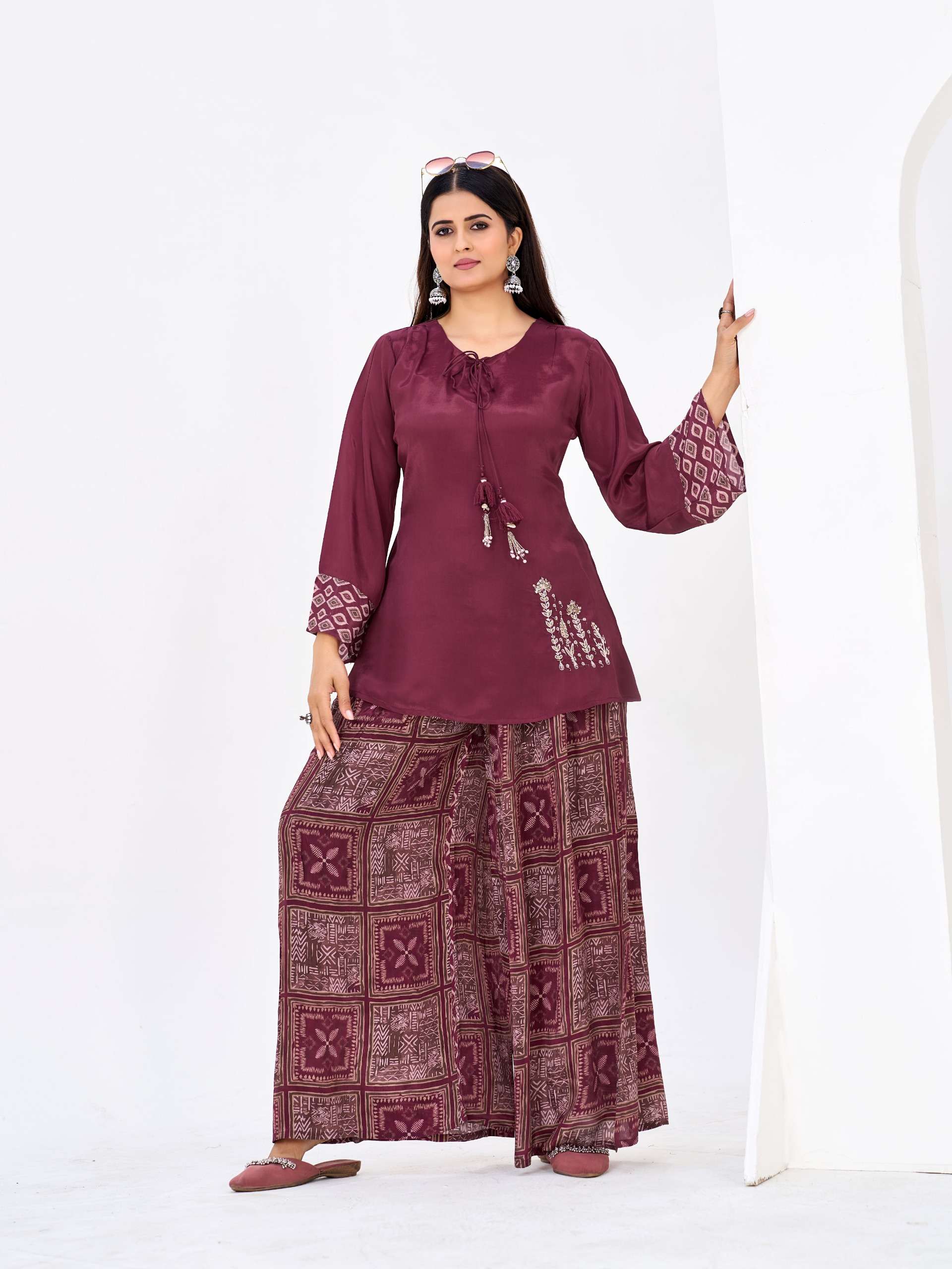 Veluora Vol-1  Festival & Summer special premium collection  Stylish aur comfortable plazo set collection by Texofab 