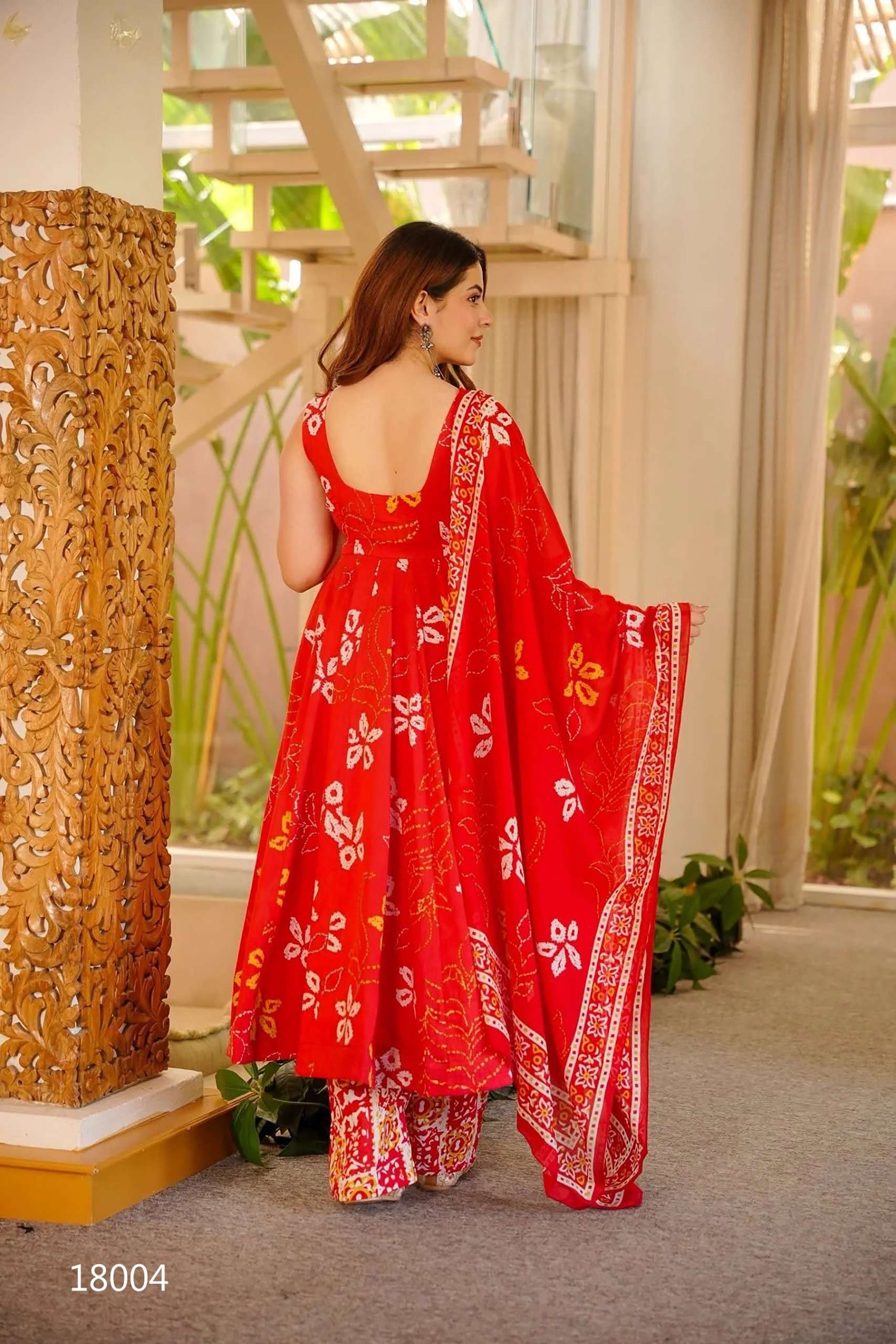 Presents this Designer 3pcs beautiful  printed Kurti bottom with dupatta Collection (set of 5 beautiful design 18001 to 18005)