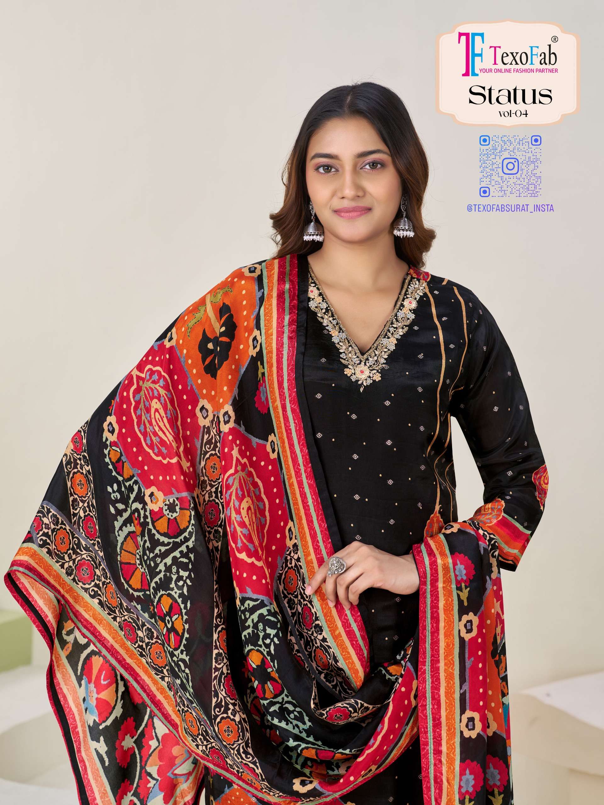 Status Vol-4 By Texo  Premium 3-Piece Straight Collection   Perfect For: Festival | Party | Office Wear
