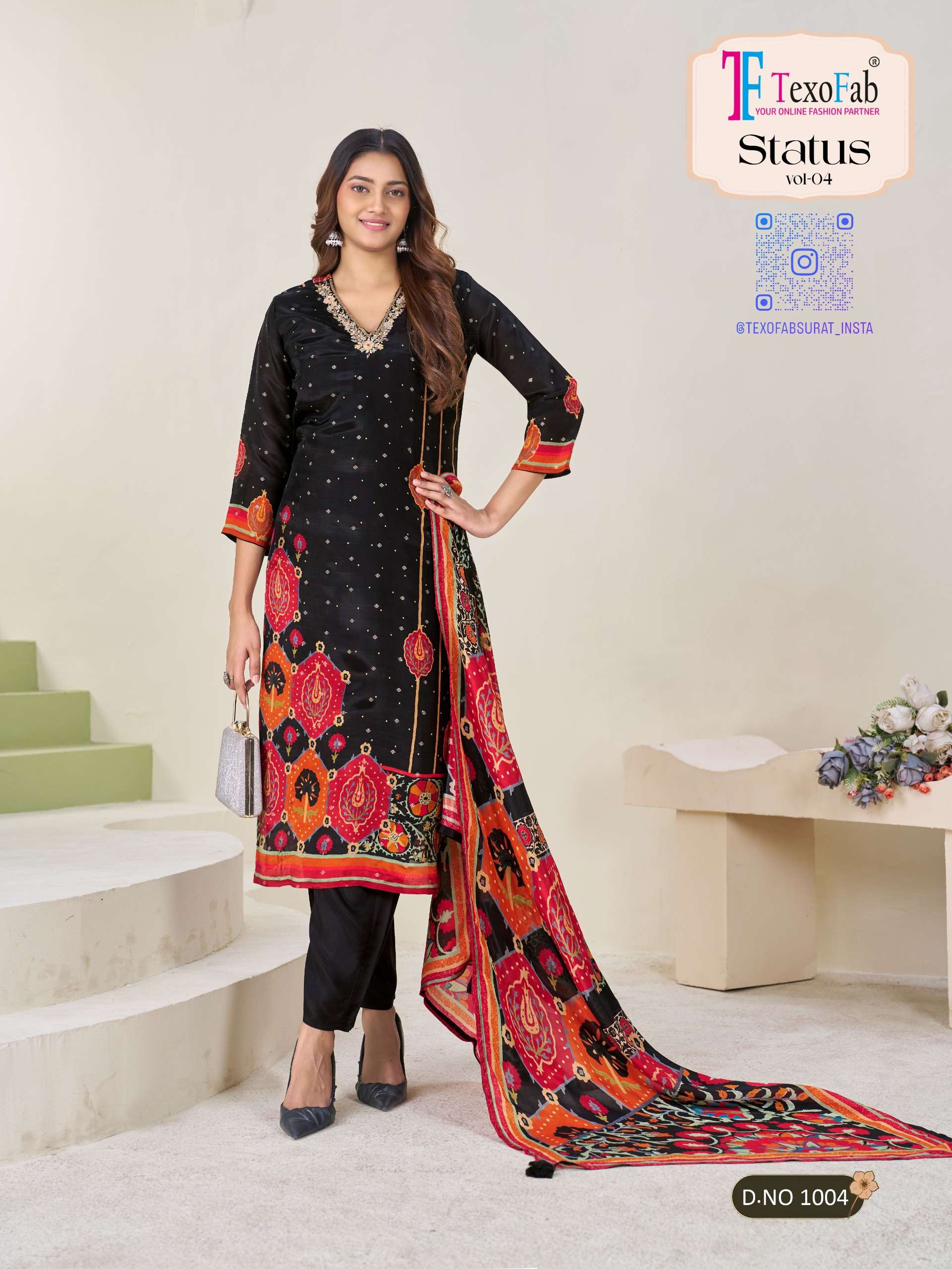 Status Vol-4 By Texo  Premium 3-Piece Straight Collection   Perfect For: Festival | Party | Office Wear