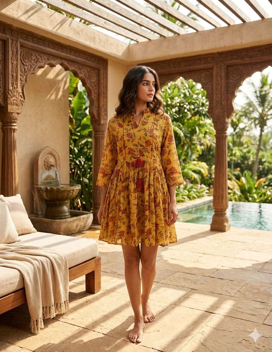 Umbrella Sleeves with Double Flair top Attached with Fancy Buttons Summer collection live now