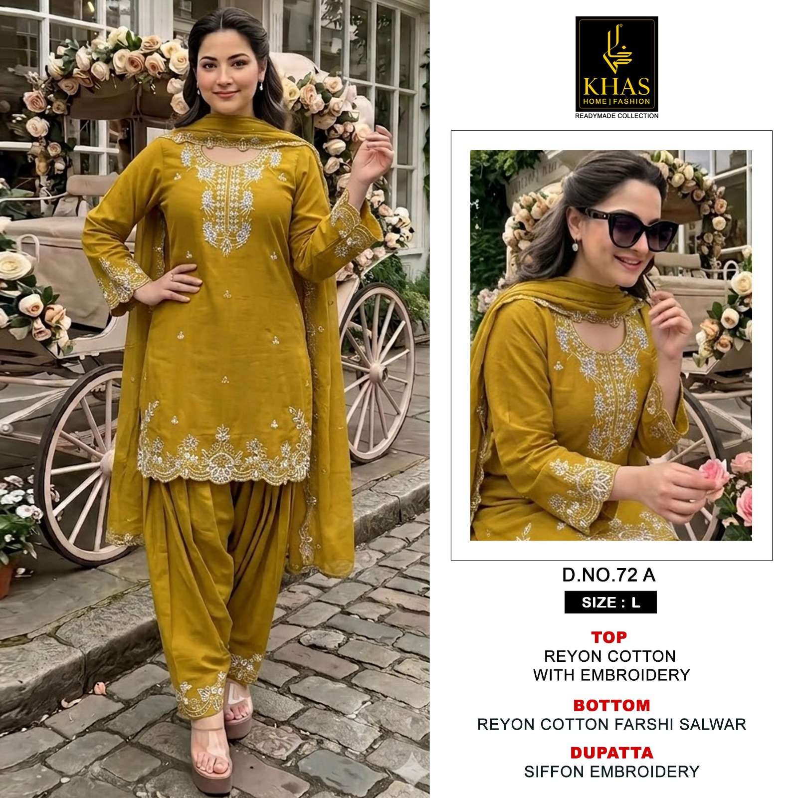 farsi salwar readymade collection wholesaler khas brand