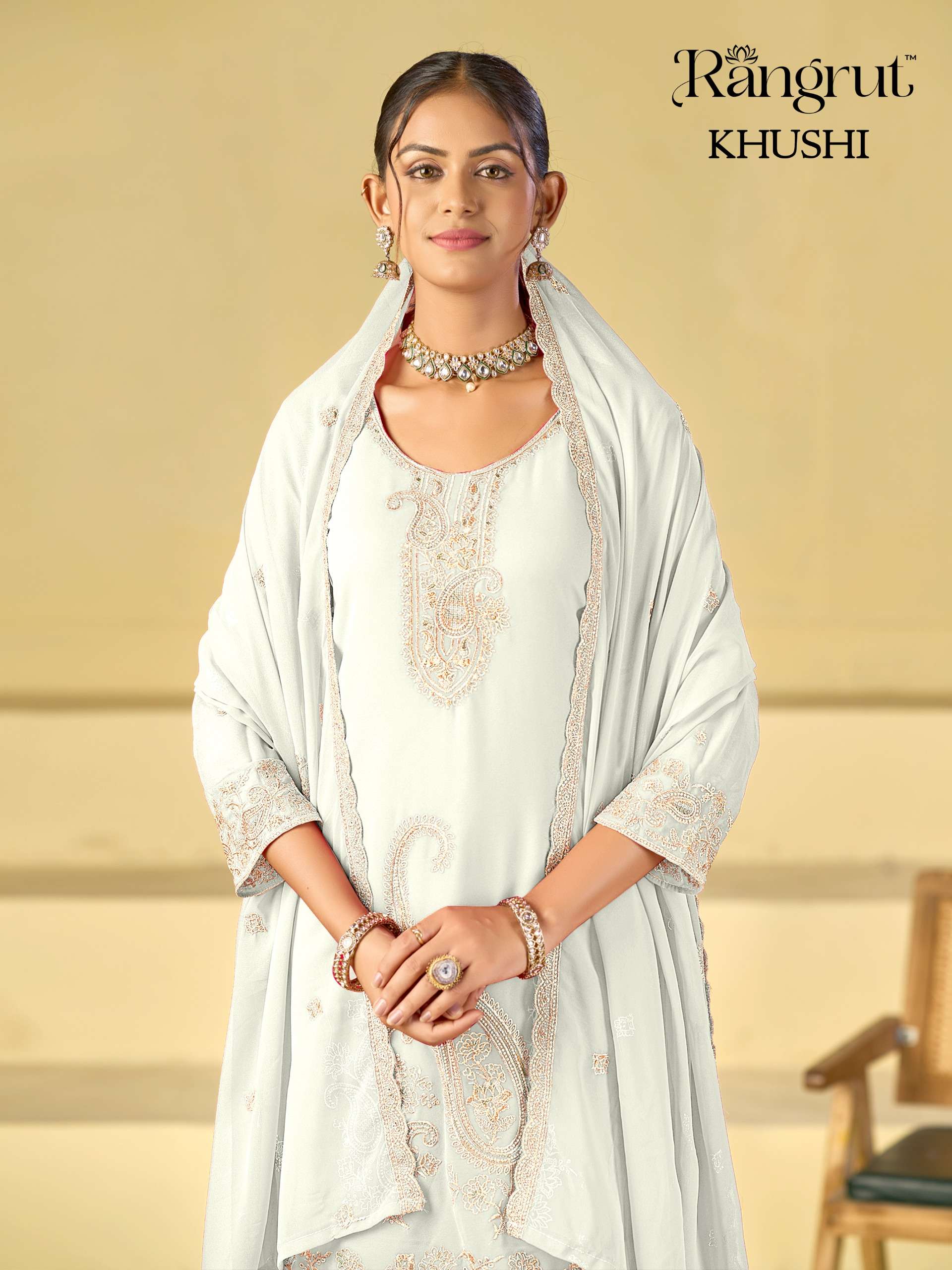 KHUSHI KURTI  PLAZZO  DUPATTA WHOLESALER EXPORTER