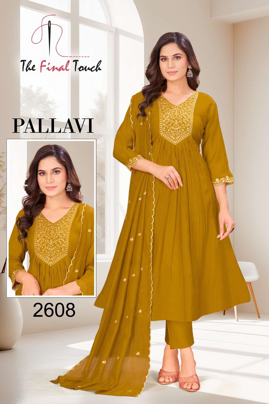 mal chanderi embroidery with hand work collection exporter
