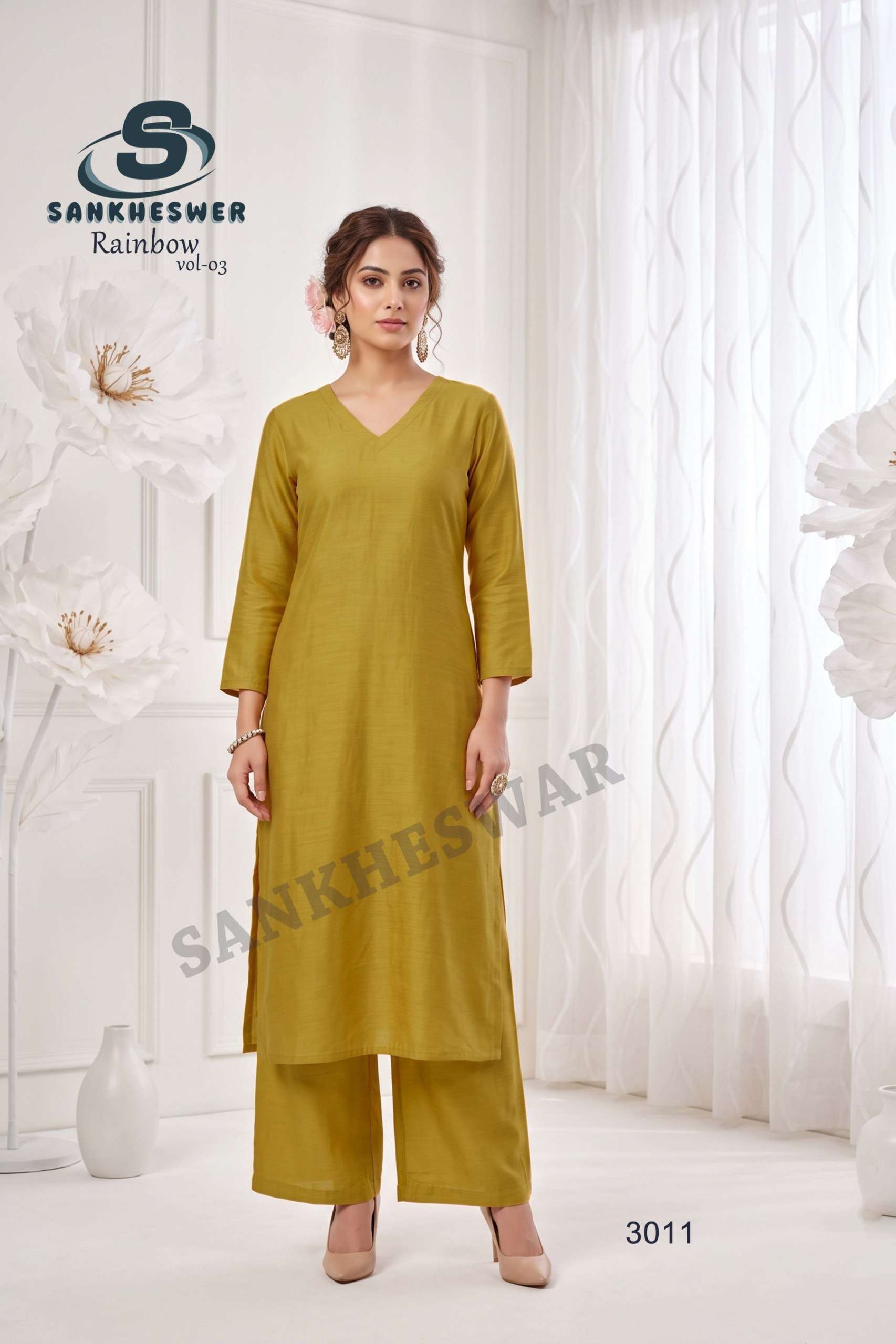 Sankheswer Impex Launching New Catalouge  RAINBOW VOL-3  Fabric  VERTICAN 
