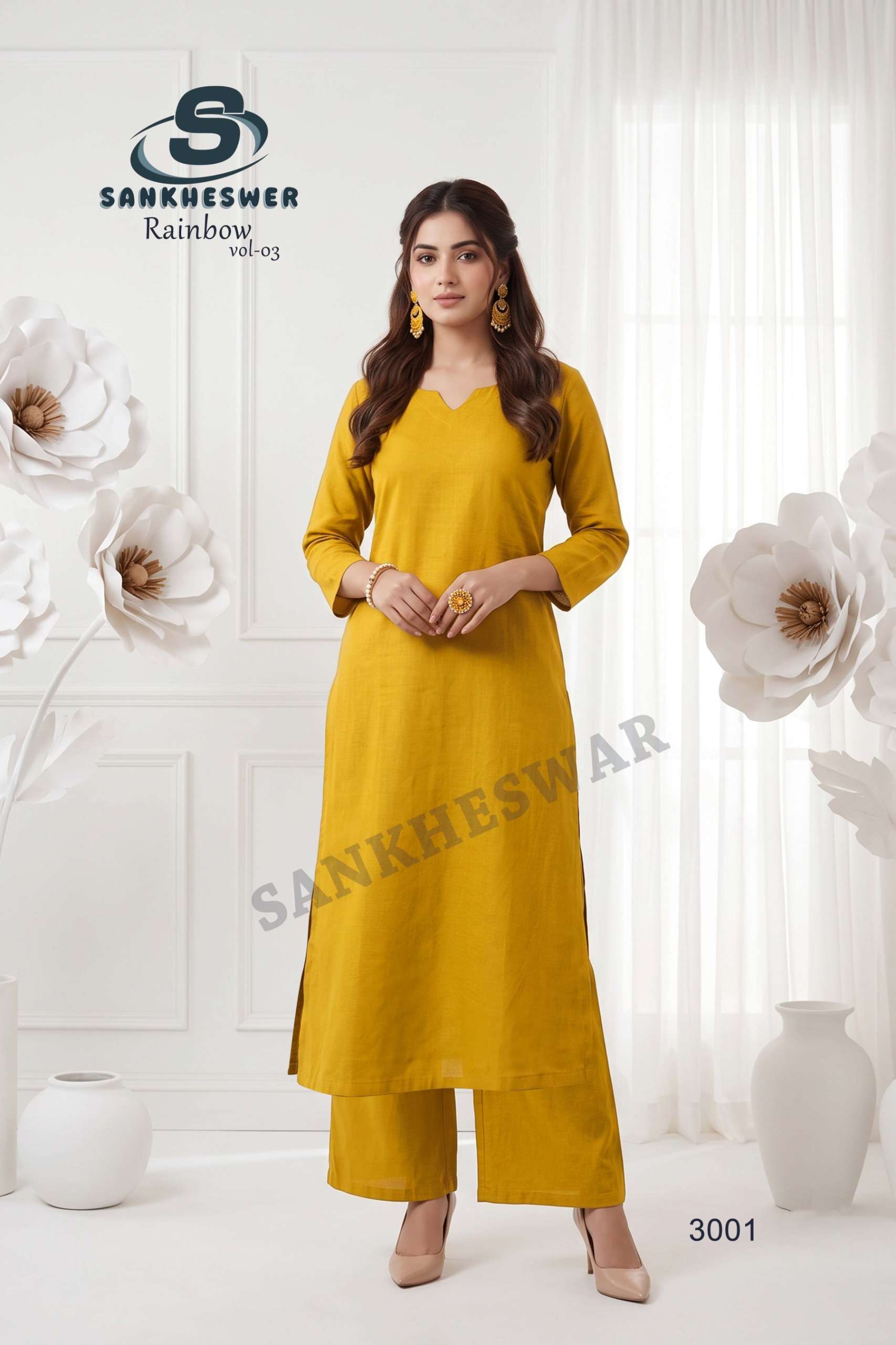 Sankheswer Impex Launching New Catalouge  RAINBOW VOL-3  Fabric  VERTICAN 