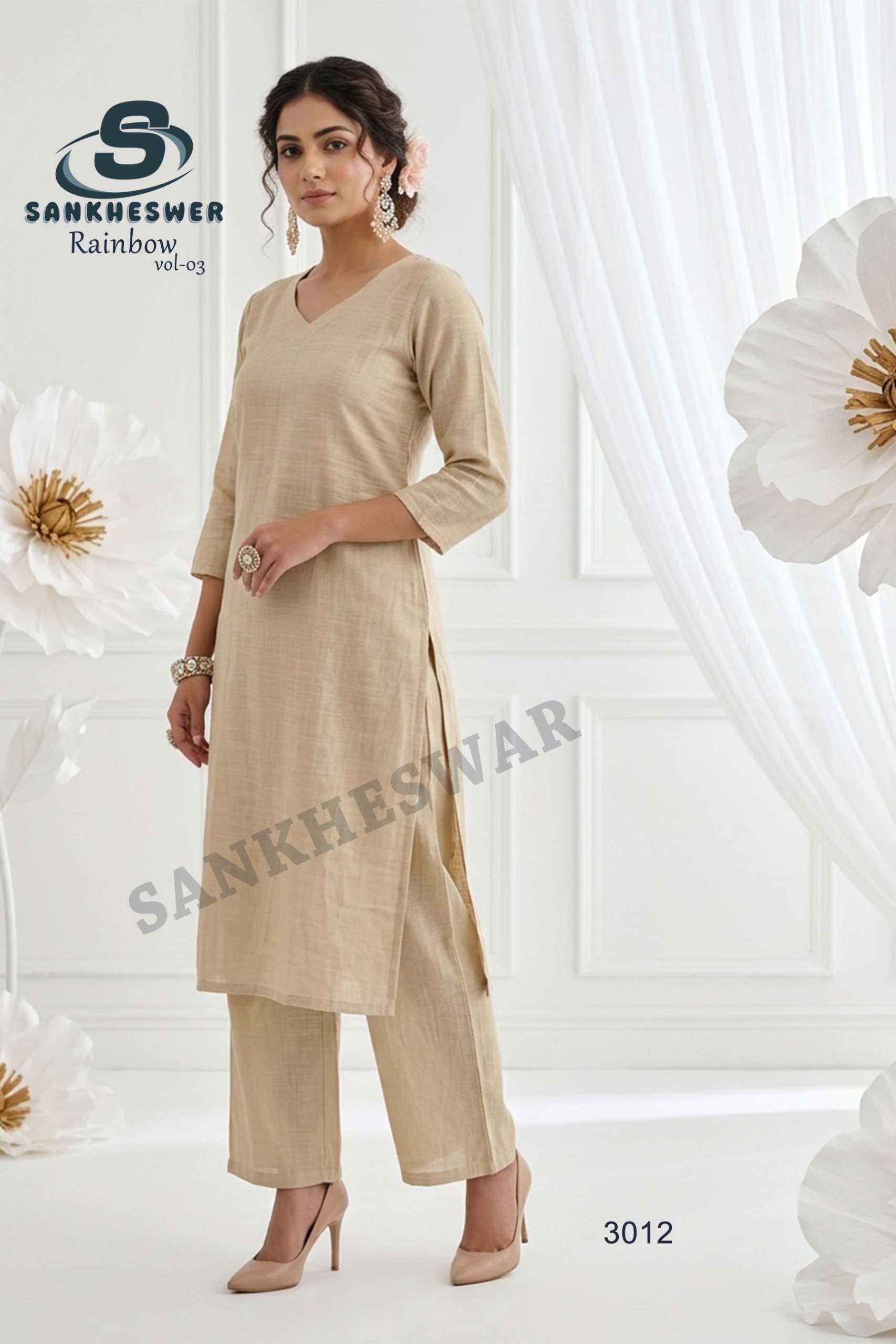 Sankheswer Impex Launching New Catalouge  RAINBOW VOL-3  Fabric  VERTICAN 