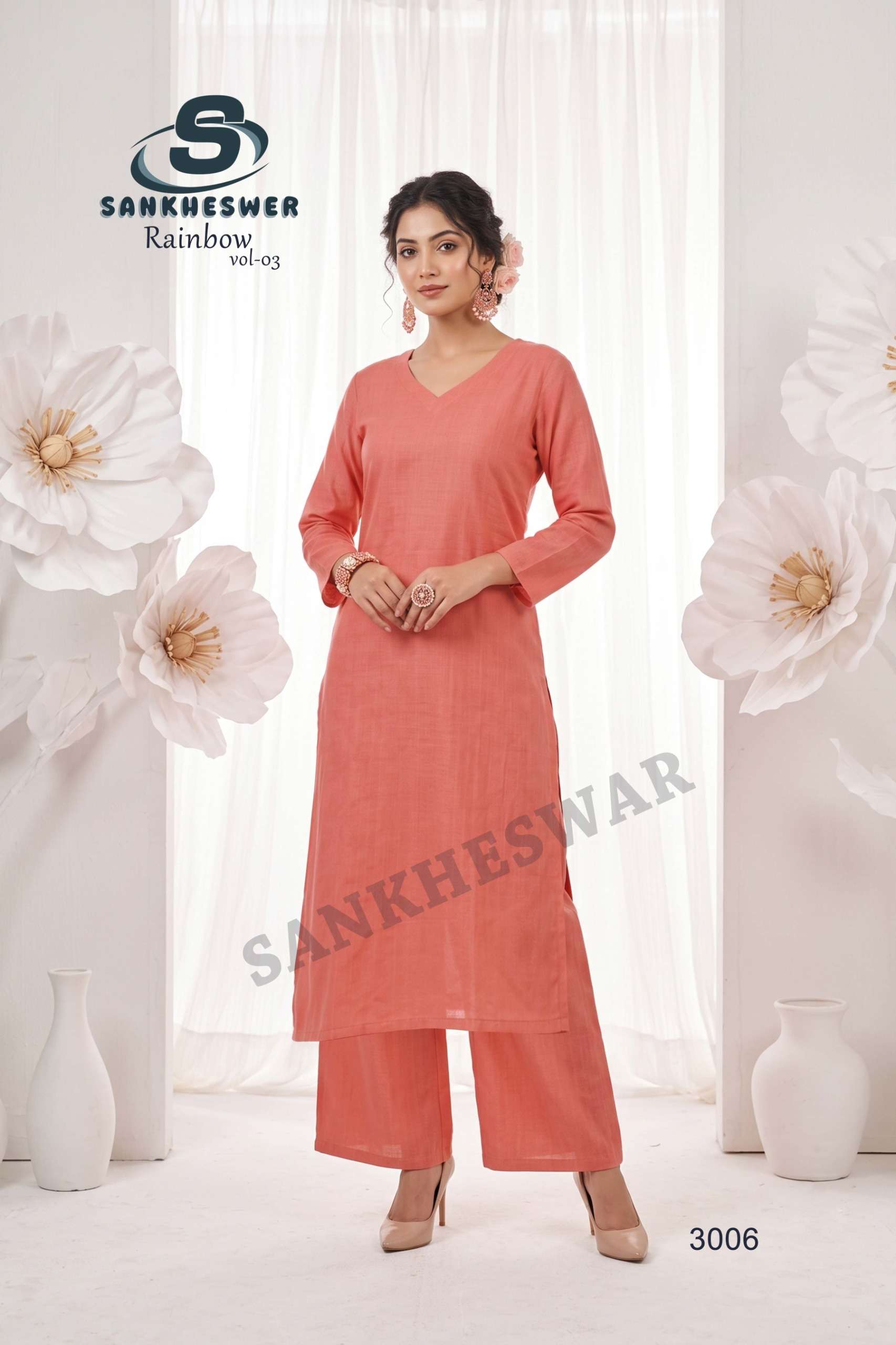 Sankheswer Impex Launching New Catalouge  RAINBOW VOL-3  Fabric  VERTICAN 