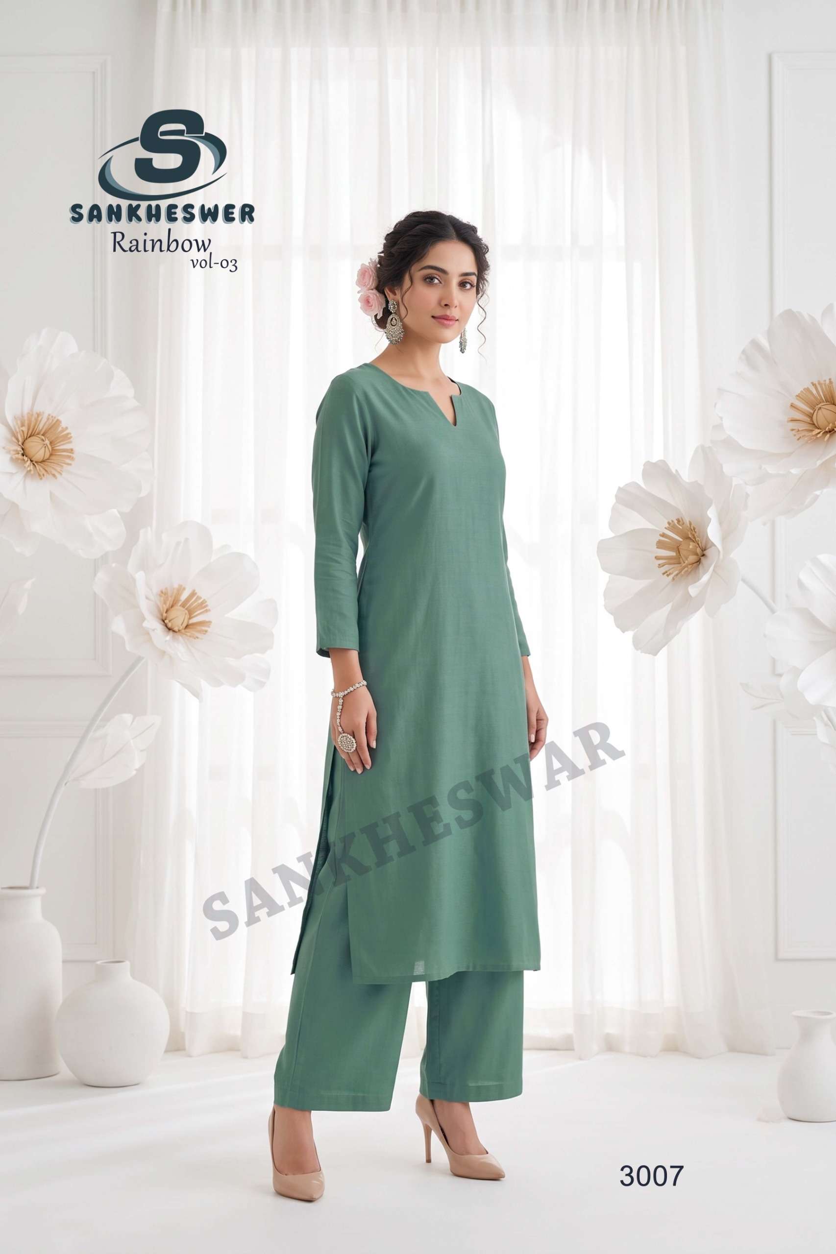 Sankheswer Impex Launching New Catalouge  RAINBOW VOL-3  Fabric  VERTICAN 