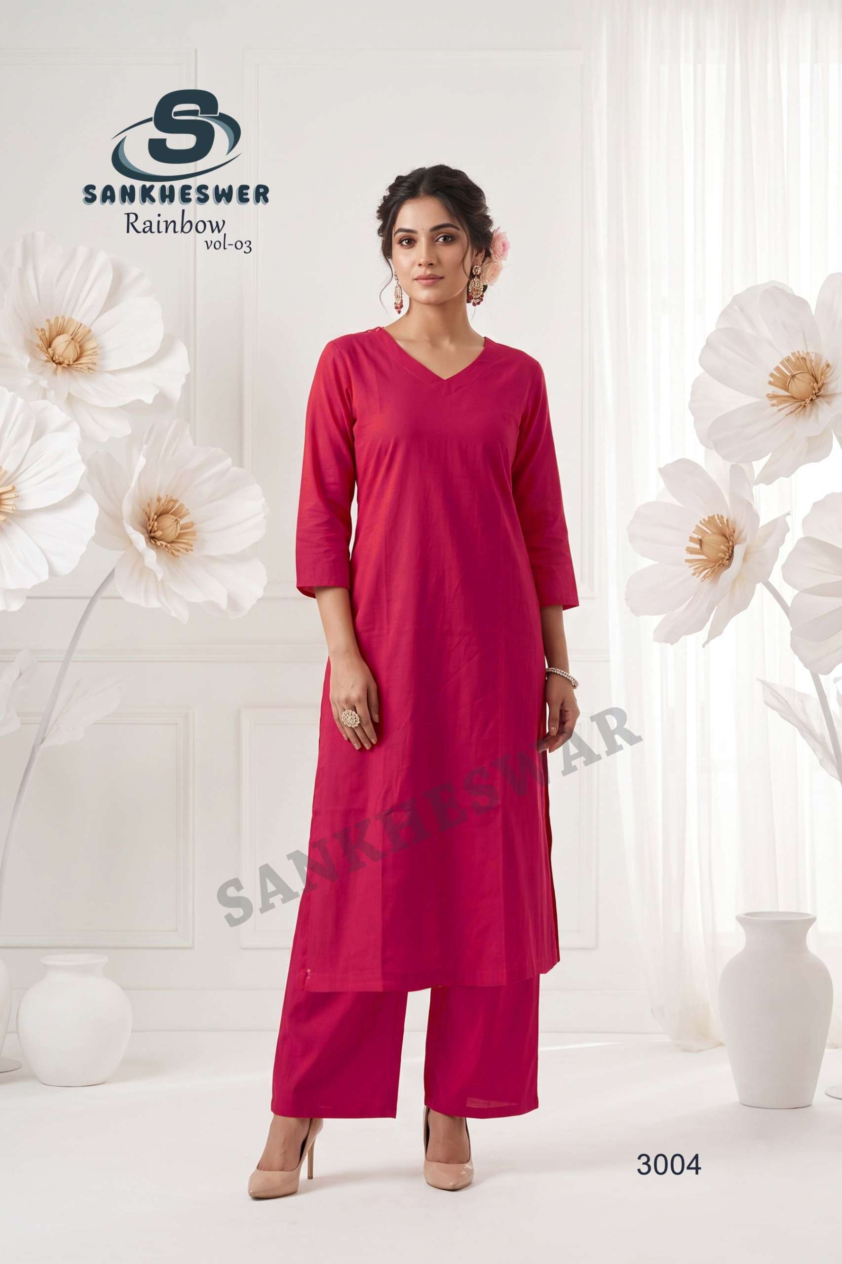 Sankheswer Impex Launching New Catalouge  RAINBOW VOL-3  Fabric  VERTICAN 