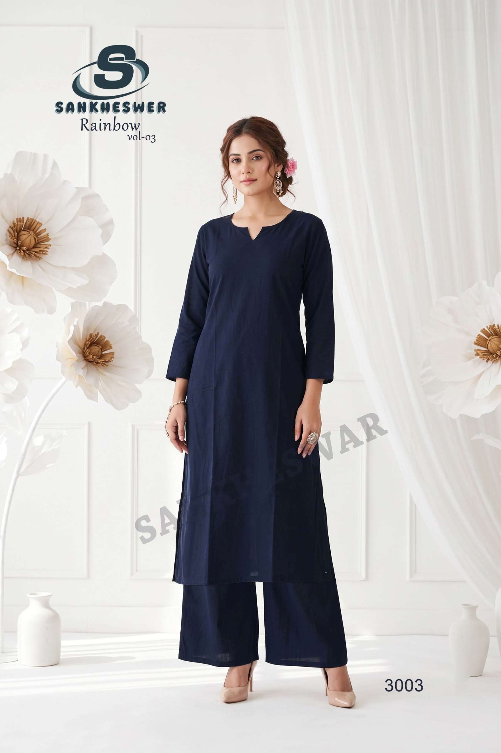 Sankheswer Impex Launching New Catalouge  RAINBOW VOL-3  Fabric  VERTICAN 